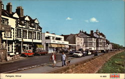 View of Main Street Parkgate, Great Britain Cheshire Postcard Postcard