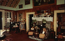 Main Room, Memorial Lodge Museum Postcard