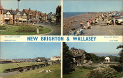 New Brighton & Wallasey England Merseyside Postcard Postcard