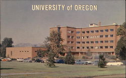 Women's Dormitory, University of Oregon Eugene, OR Postcard Postcard