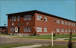 Base Headquarters Building, Grand Forks Air Force Base Postcard