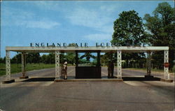 Entrance to England Air Force Base Postcard