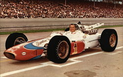 A.J. Foyt - 1961 and 1964 Winner, 500 Mile Race Indianapolis, IN Auto Racing Postcard Postcard