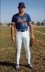 Doug Sisk, Pitcher, New York Mets Baseball Postcard Postcard