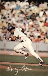 Davey Lopes Postcard