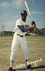 Willie Crawford, Los Angeles Dodgers Postcard