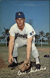 Bill Sudakis, Los Angeles Dodgers Baseball Postcard Postcard