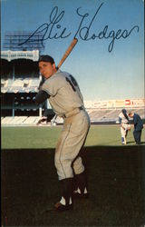 Gil Hodges, Brooklyn Dodgers Postcard
