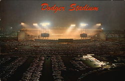 Dodger Stadium Los Angeles, CA Postcard Postcard
