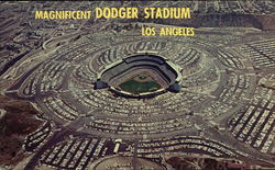Dodger Stadium Los Angeles, CA Postcard Postcard