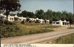 Cagle's Motor Court and Dining Room Franklin, NC Postcard Postcard