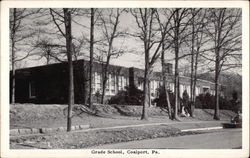 Grade School, Coalport, Pa Postcard