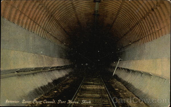 Interior, Saint Clair Tunnel Port Huron Michigan