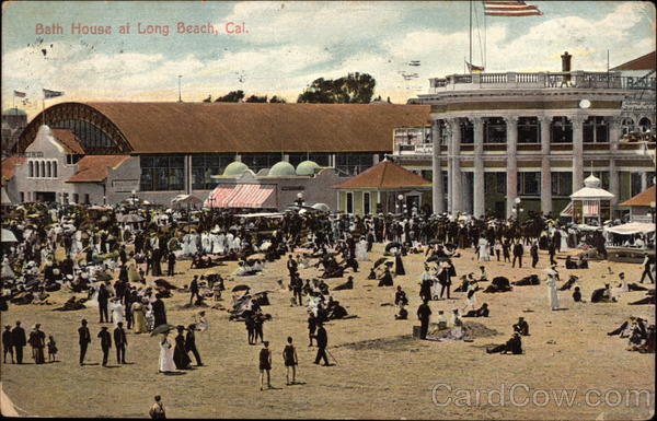 View of Bath House Long Beach California
