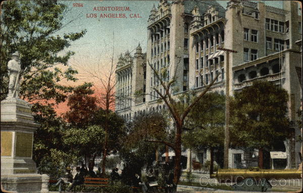 View of Auditorium Los Angeles California