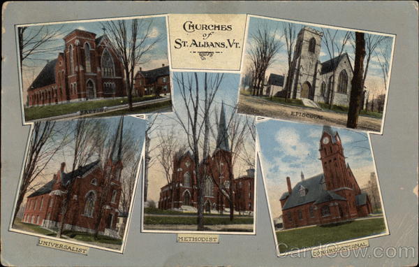 Churches of St. Albans Vermont