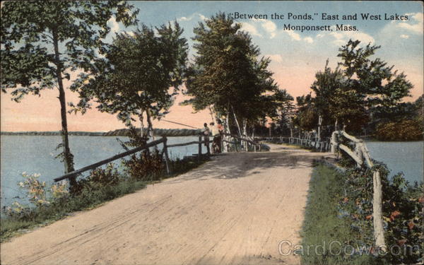 Between the Ponds, East and West Lakes, Monponsett Hanson Massachusetts