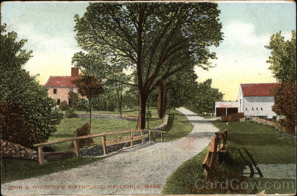 John G. WHittier's Birthplace Haverhill Massachusetts