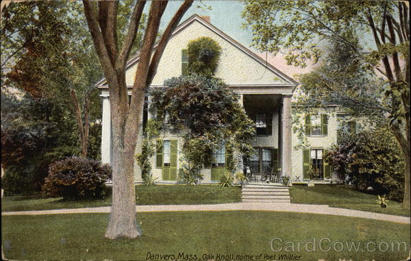 Oak Knoll, Home of Poet Whittier Danvers Massachusetts