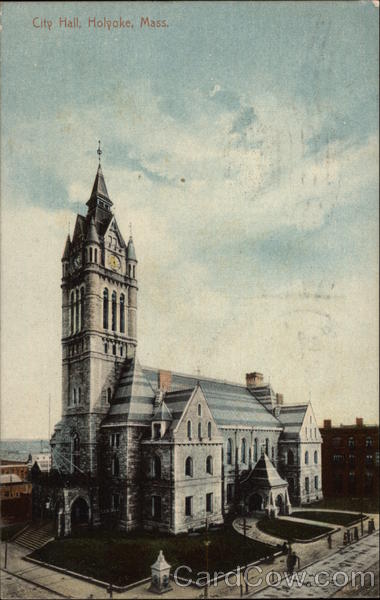 View of City Hall Holyoke Massachusetts