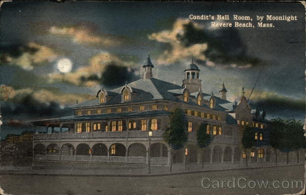 Condit's Ball Room by Moonlight Revere Beach Massachusetts