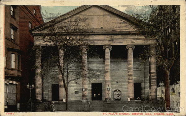 St. Paul's Church, Erected 1820 Boston Massachusetts