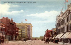 Main Street, Looking South Salt Lake City, UT Postcard Postcard