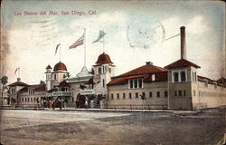 Las Banos del Mar, San Diego, Cal Postcard
