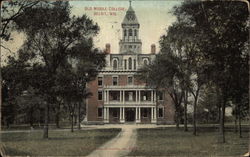 Old Middle College Postcard