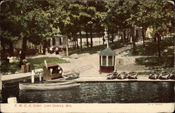 Y.M.C.A. Camp Lake Geneva, WI Postcard Postcard