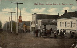 Main Street, Looking South Postcard