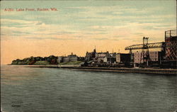 Lake Front Racine, WI Postcard Postcard