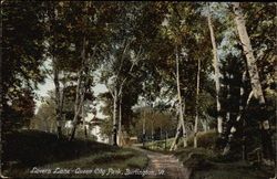 Lovers Lane - Queen City Park Burlington, VT Postcard Postcard