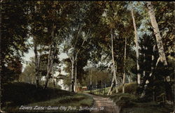 Lovers Lane - Queen City Park Postcard