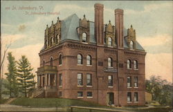 St. Johnsbury Hospital Vermont Postcard Postcard