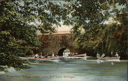 Stone Arch Bridge, Lovers Lane Postcard