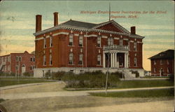 Michigan Employment Institution for the Blind Postcard