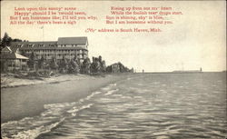 Look upon this sunny scene Postcard