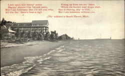 Look upon this sunny scene South Haven, MI Postcard Postcard