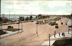 Looking Along "Sunnyside" Postcard
