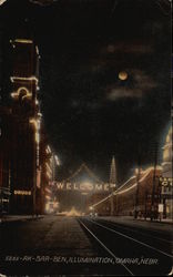 Ak-Sar-Ben, illumination Postcard