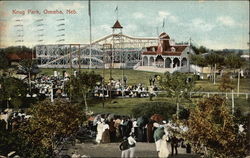 Krug Park in Omaha, Nebraska Postcard