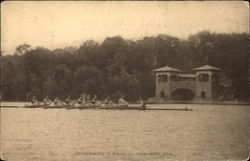 University Crew Postcard