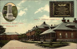 View of Barracks Plattsburgh, NY Postcard Postcard