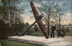 Anchor over Victims of U.S.S. Maine, Arlington National Cemetery Postcard