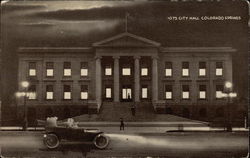 City Hall Colorado Springs, CO Postcard Postcard