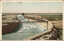 Irrigation Canal Near Las Animas, Colo Colorado Postcard Postcard