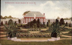 Conservatory, Shaw's Garden St. Louis, MO Postcard Postcard