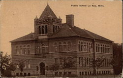 Public School Le Roy, MN Postcard Postcard