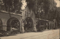 Entrance, Glenwood Mission Inn Postcard